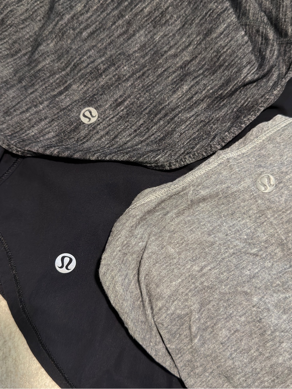 Lululemon Duo of Women's Tops - Black & Heather Gray